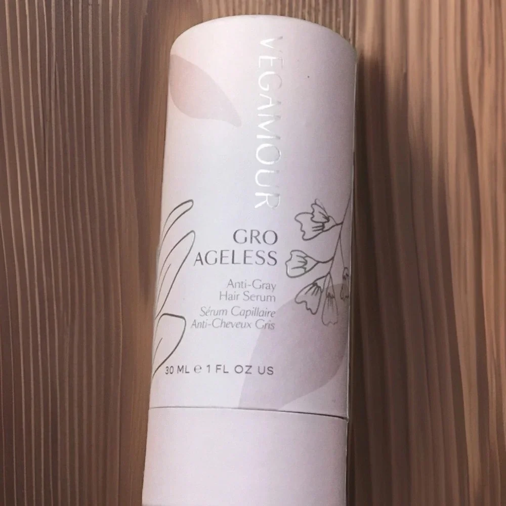 Vegamour GRO Ageless Hair Serum Women 30ml Silver NEW Anti-Gray Scalp Treatment